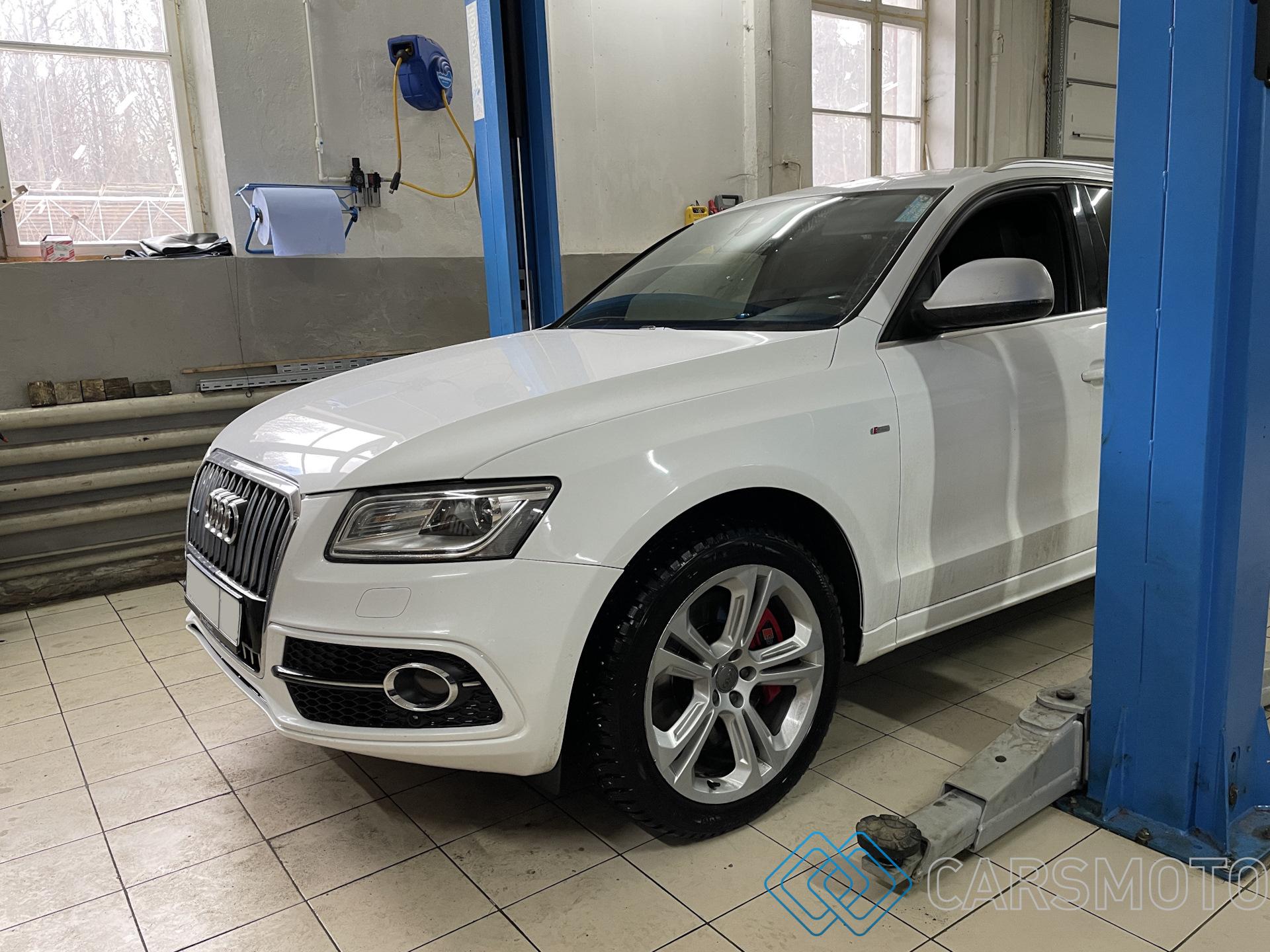 Полная аппаратная замена масла АКПП AUDI Q5 Q5 2.0 TFSI 0BK ZF 8HP55