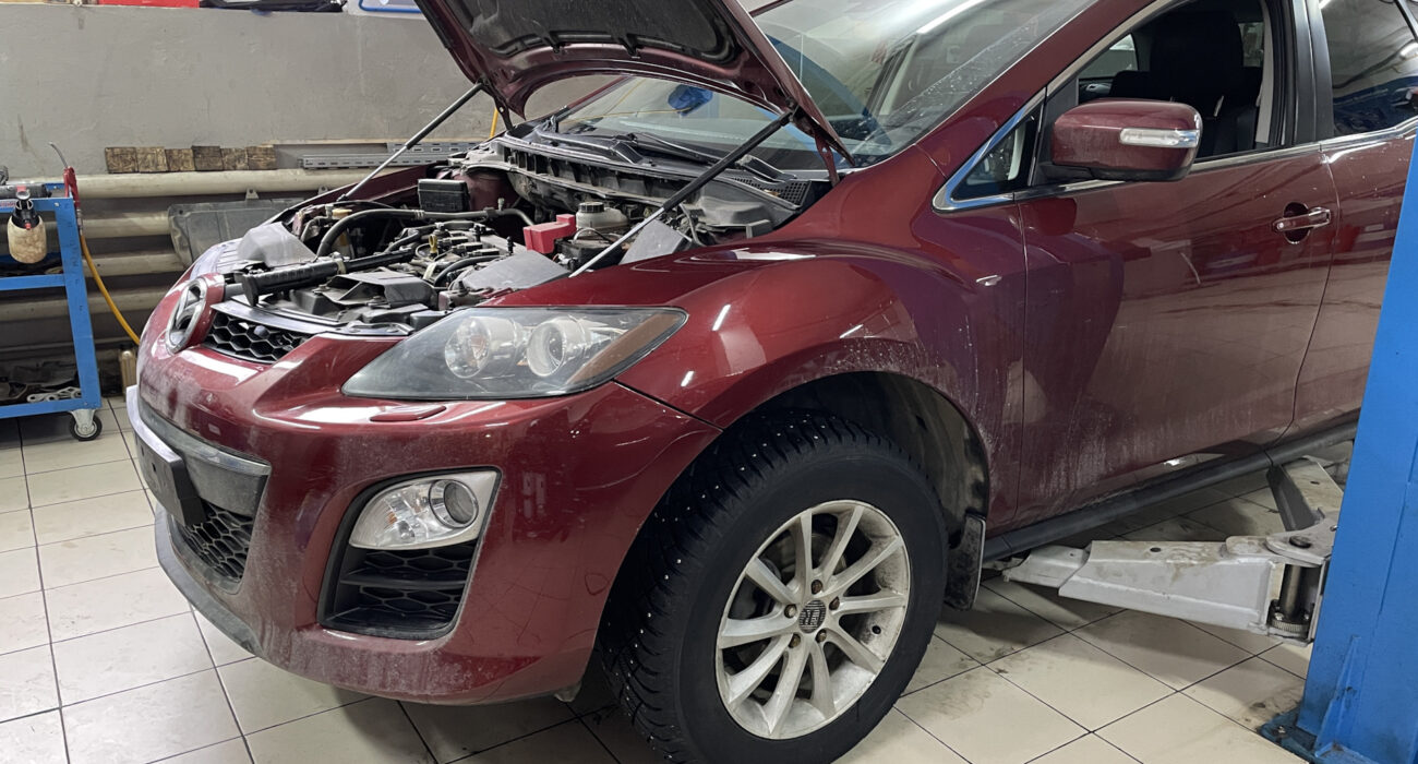 Полная аппаратная замена масла АКПП Mazda CX-7 2.5