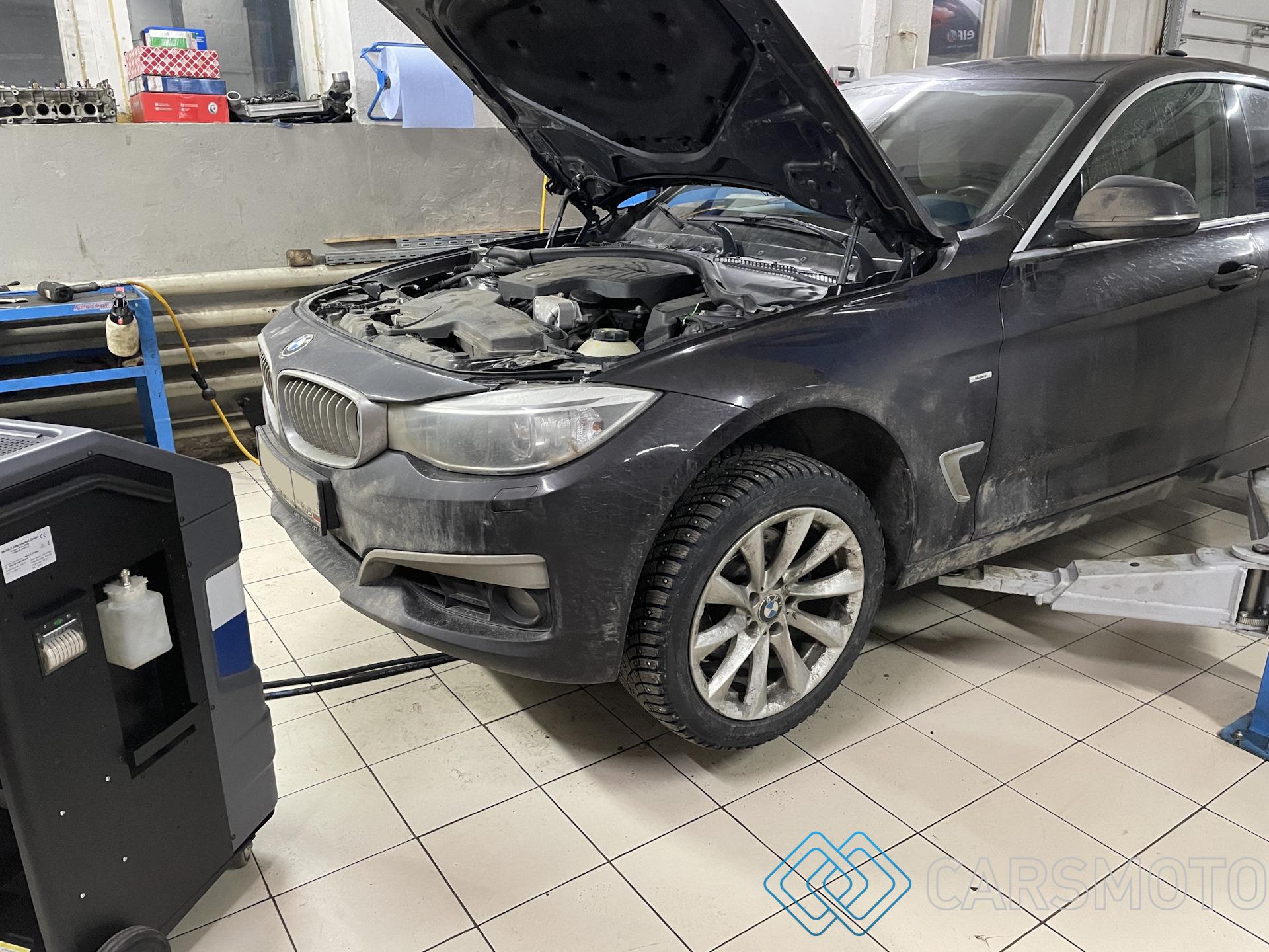 Полная аппаратная замена масла АКПП BMW 328 iX F34 GT GA8HP45Z